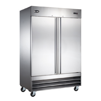 Saba - S-47F, Commercial 2 Solid Door Reach-In Freezer - S-47F