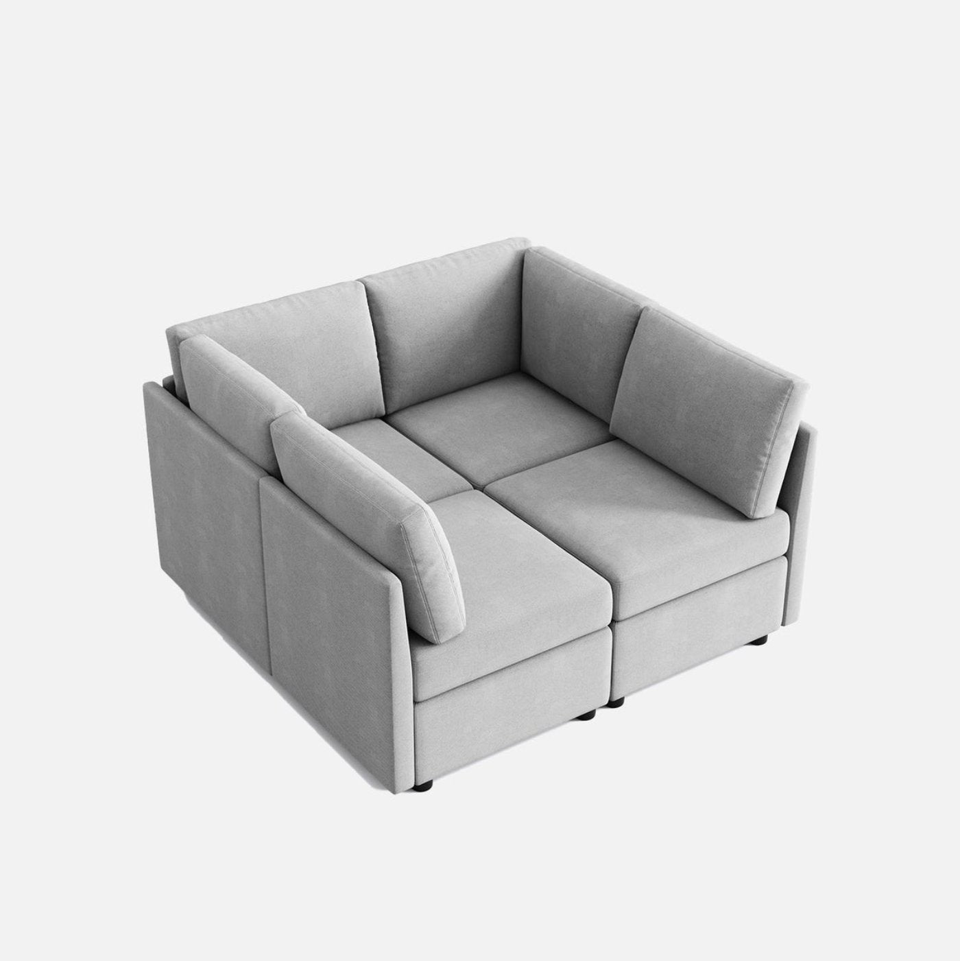 LINSY HOME RUBIK I  2 Seats with 2 Corners - US-LH-SPF-Sofa-S900-A22-202-0-00