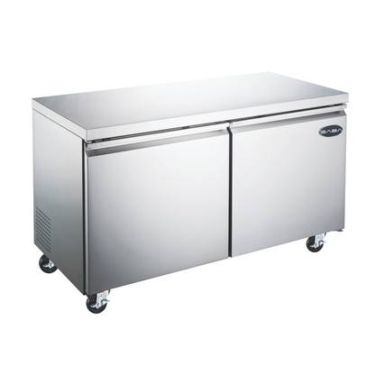 SABA Two Door Commercial Under-Counter Cooler - SUC-48R - 48