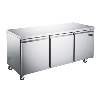 SABA Three Door Commercial Under-Counter Cooler -  SUC-72R - 72