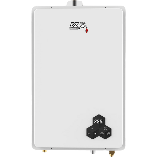EZ Tankless Sapphire Series 24L 8.0 GPM 170,000 BTU Liquid Propane or Natural Gas Indoor Tankless Water Heater New SAP24L-NG