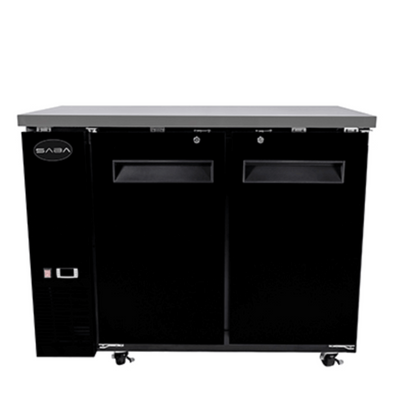 Saba - SBB-24-48B Commercial 48" Back Bar Refrigerator Cooler 11.8 cu. ft - SBB-24-48B