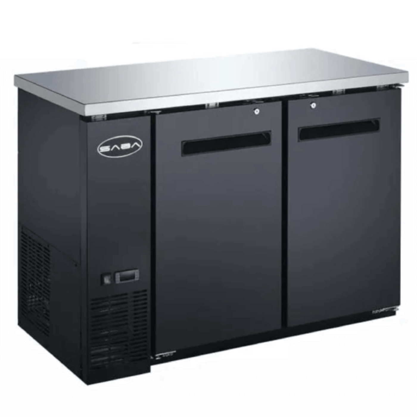 Saba - SBB-24-48B Commercial 48" Back Bar Refrigerator Cooler 11.8 cu. ft - SBB-24-48B