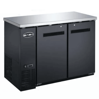 Saba - SBB-24-48B Commercial 48" Back Bar Refrigerator Cooler 11.8 cu. ft - SBB-24-48B