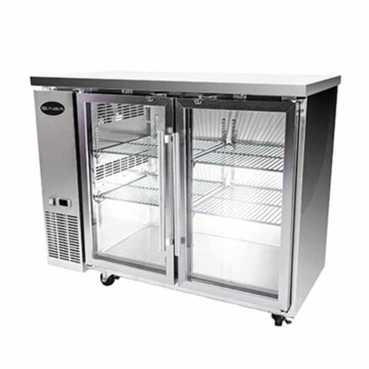 Saba - SBB-24-60GSS Commercial 60" Back Bar Cooler Refrigerator - SBB-24-60GSS