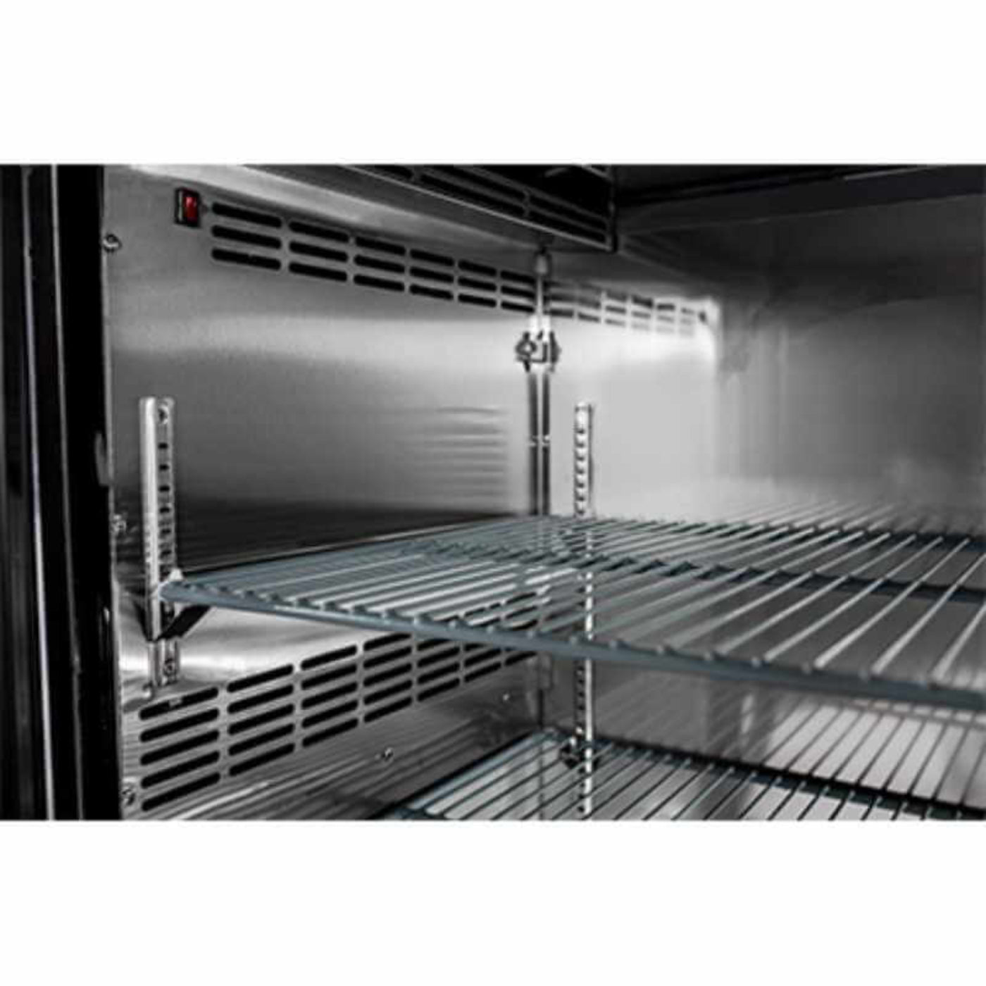 Saba - SBB-24-72GSS Commercial 72" Back Bar Refrigerator Cooler - SBB-24-72GSS