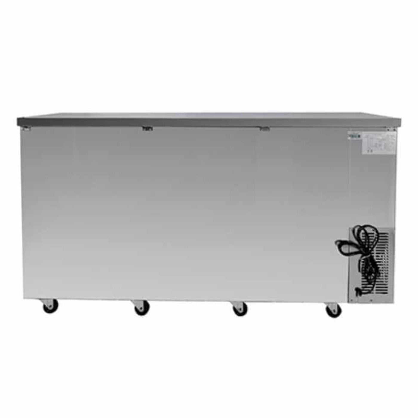 Saba - SBB-24-72GSS Commercial 72" Back Bar Refrigerator Cooler - SBB-24-72GSS