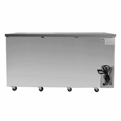 Saba - SBB-24-72GSS Commercial 72" Back Bar Refrigerator Cooler - SBB-24-72GSS
