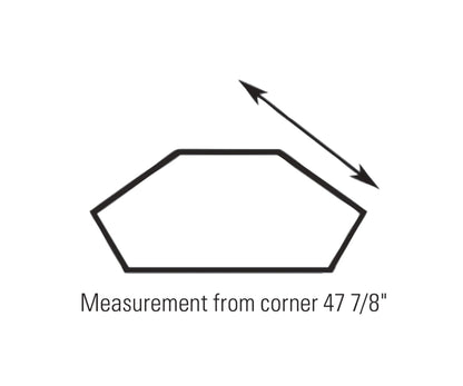 QW Amish Signature Farmhouse 61" Corner TV Stand - 192C-SC-061C FARMHOUSE