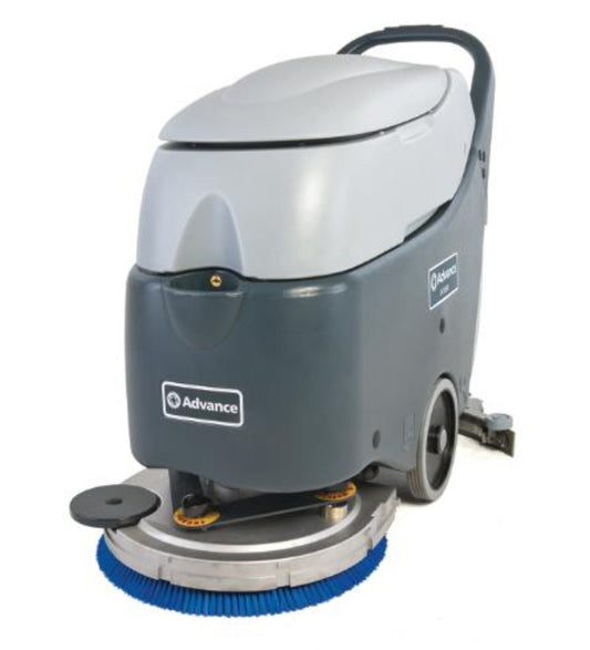 Advance SC450 Floor Scrubber, 20" Pad Assist, Battery, 10.5 Gal – 56383128