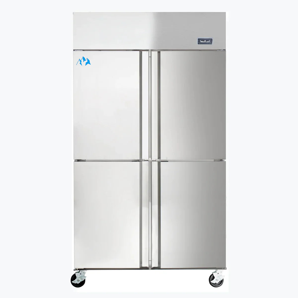 Chef AAA - Commercial Half Door Dual Zone Refrigerator and Freezer Combination 32 cu.ft. - SCD-880B
