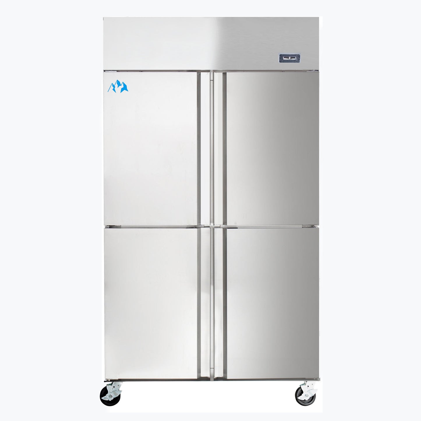 Chef AAA - SCD-880F, Commercial Solid 4 Half Door Reach-In Freezer 32 cu.ft - SCD-880F