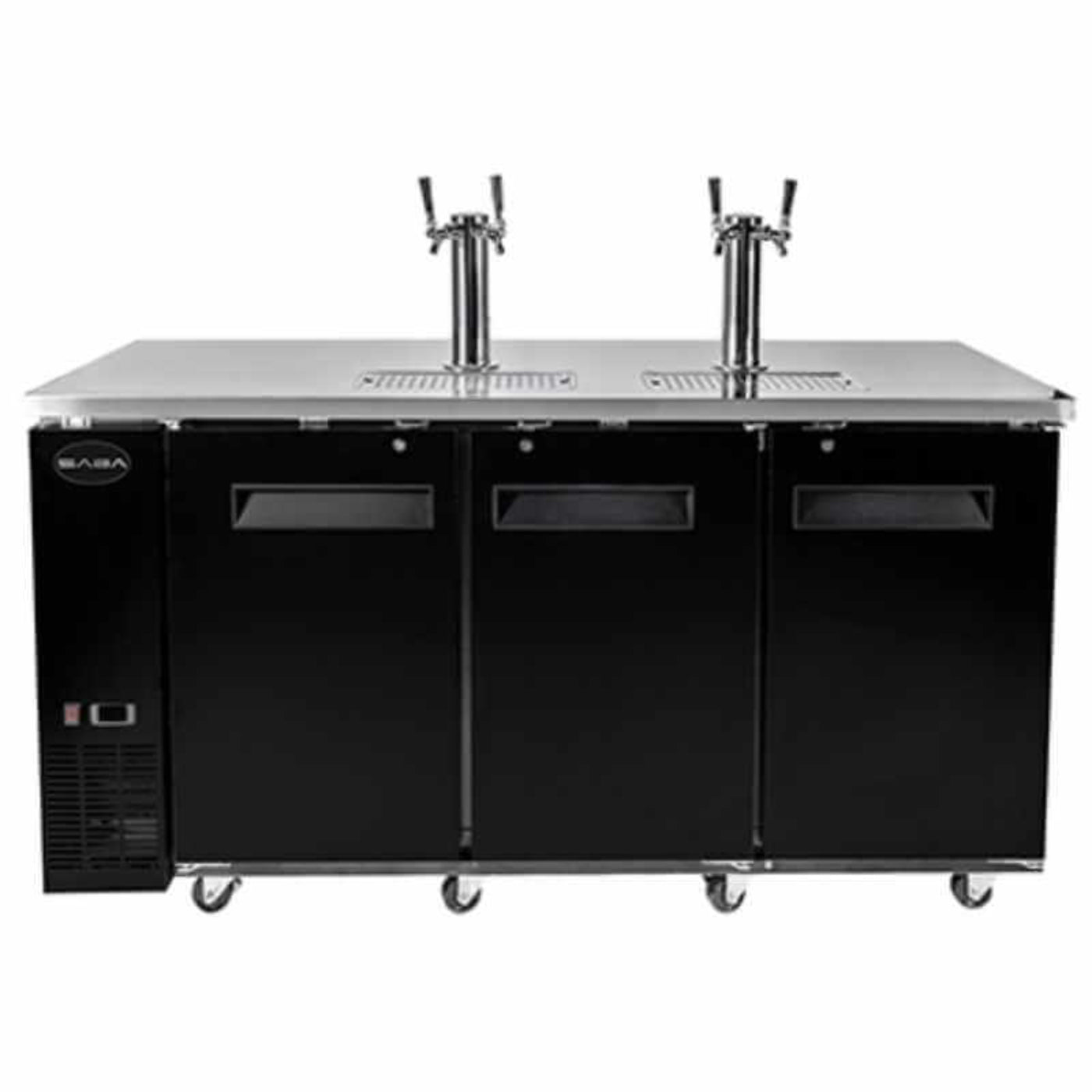 Saba - SDD-27-90 Commercial 90″ Beer Dispenser Refrigerator with (2) Double Tap - SDD-27-90