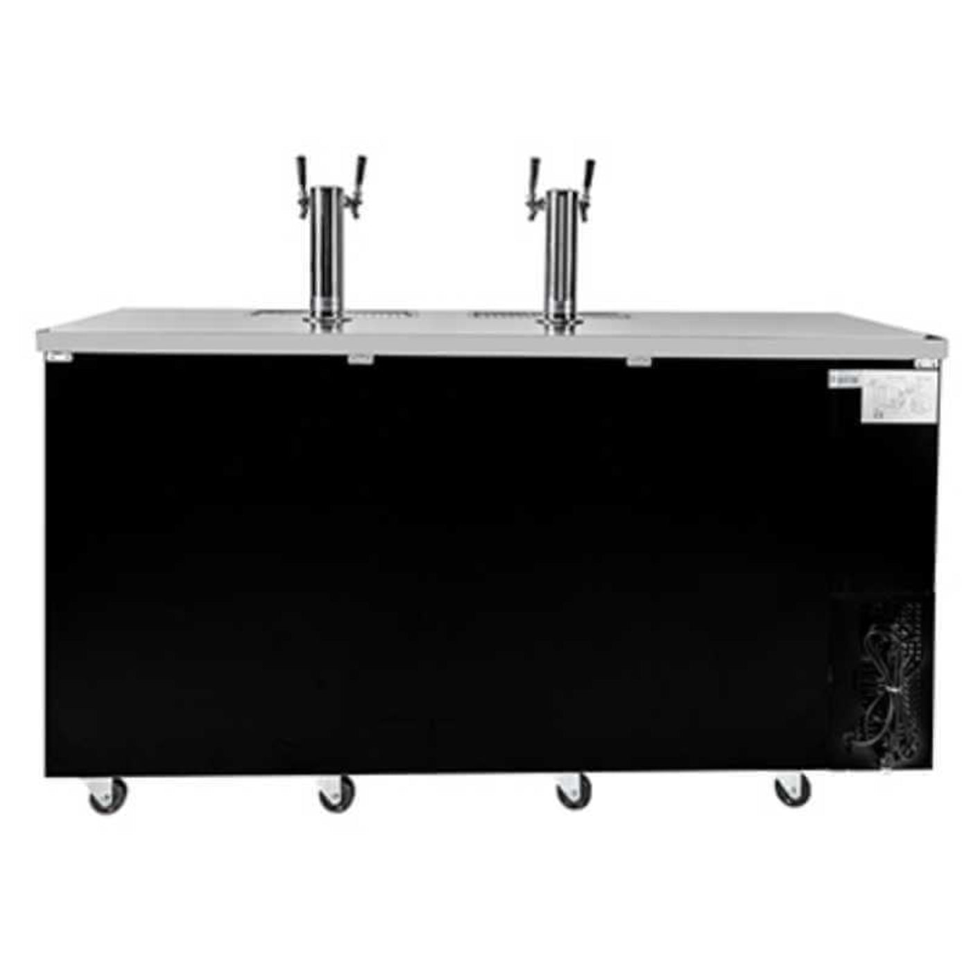 Saba - SDD-24-60 Commercial 60″ Beer Dispenser Refrigerator with (2) Double Tap - SDD-24-60