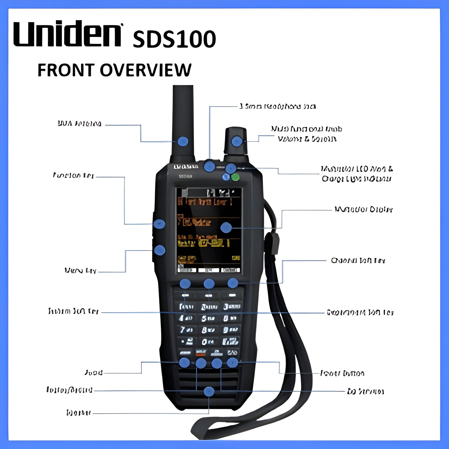 Uniden Digital Police Scanner Open Box - SDS100