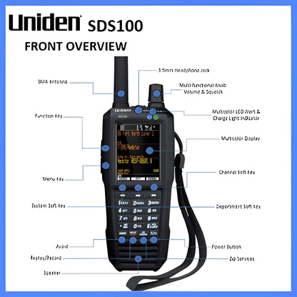 Uniden Digital Police Scanner Open Box - SDS100