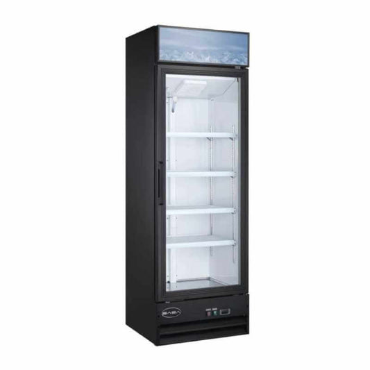 Saba - SM-23R, Commercial 28" 1 Glass Door Merchandiser Refrigerator 23 cu. ft. - SM-23R
