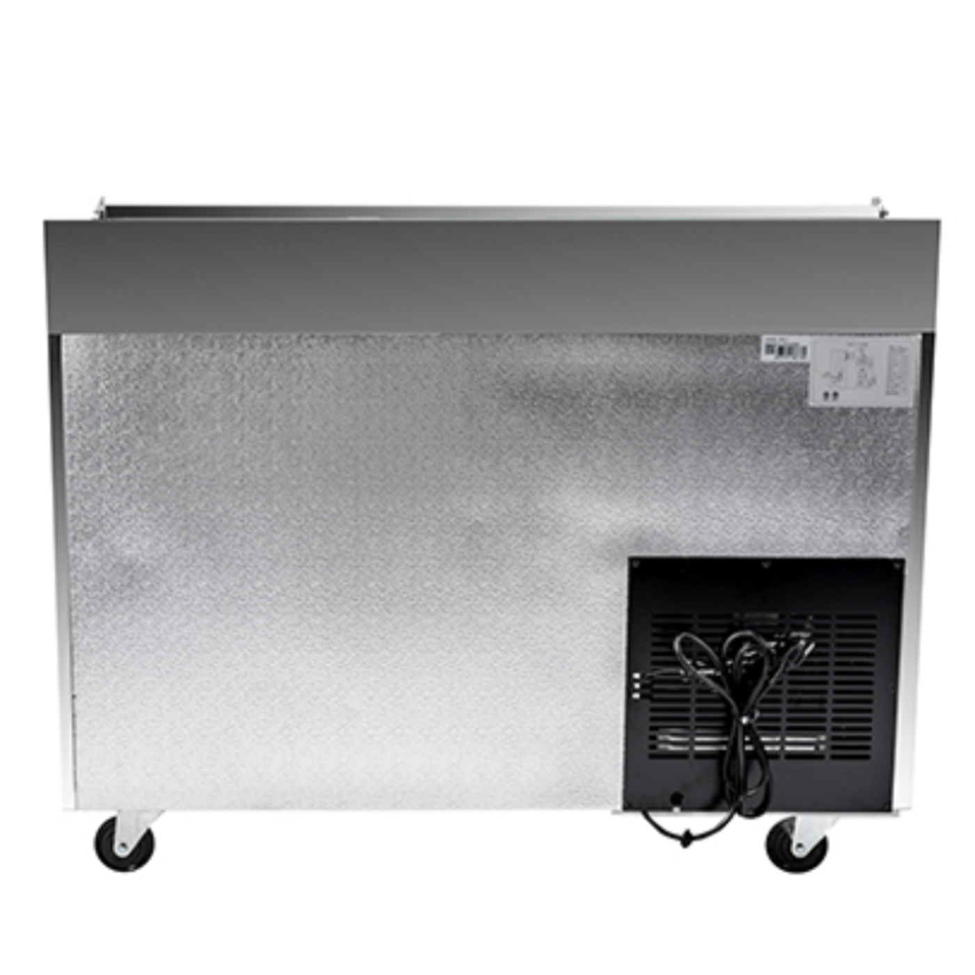 Saba - SPP-44-6 Commercial 44" 6 Pan Pizza Prep Table Refrigerator - SPP-44-6