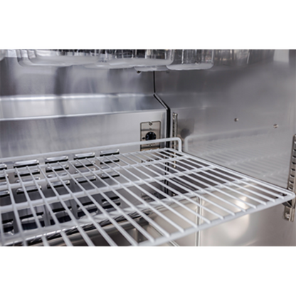 Saba - SPS-72-30M 70" Commercial 30 Pan Salad Sandwich Food Prep Table Refrigerator - SPS-72-30M