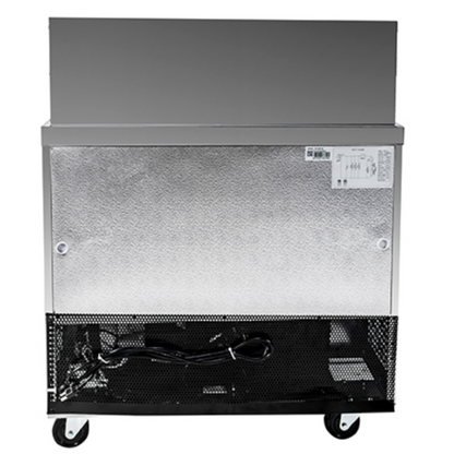 Saba - SPS-36-15M Commercial 36" 15 Pan Salad Sandwich Food Prep Table Refrigerator - SPS-36-15M