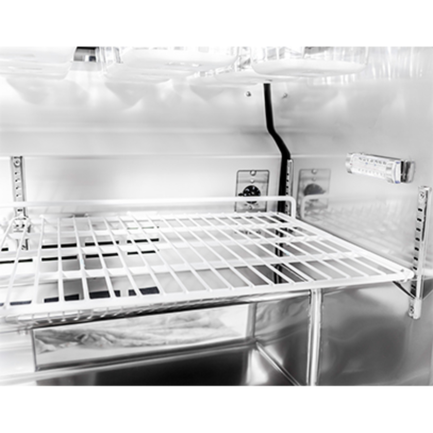 Saba - SPS-48-12 Commercial 48" 12 Pan Salad Sandwich Food Prep Table Refrigerator - SPS-48-12