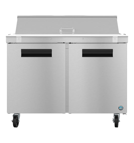 Hoshizaki 48" Wide 2 Door Sandwich Prep Table - SR48B-12