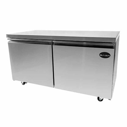 Saba - SUC-60R, Commercial 60" Undercounter Refrigerator 15cu.ft NSF - SUC-60FR