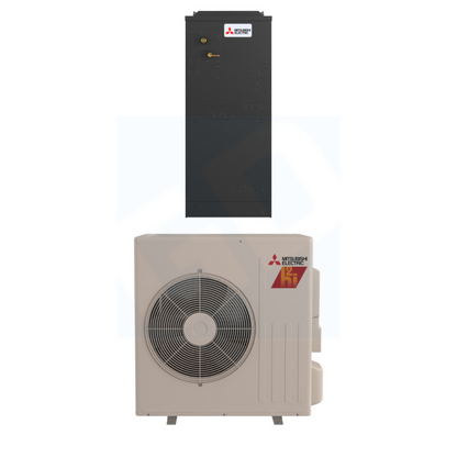Mitsubishi PVA-AA24NL & PUZ-AH24NL 24,000 BTU 19.2 SEER2 Multi-Position Air Handler Heat Pump System - R454B - PVAAA24NL/PUZAH24NL