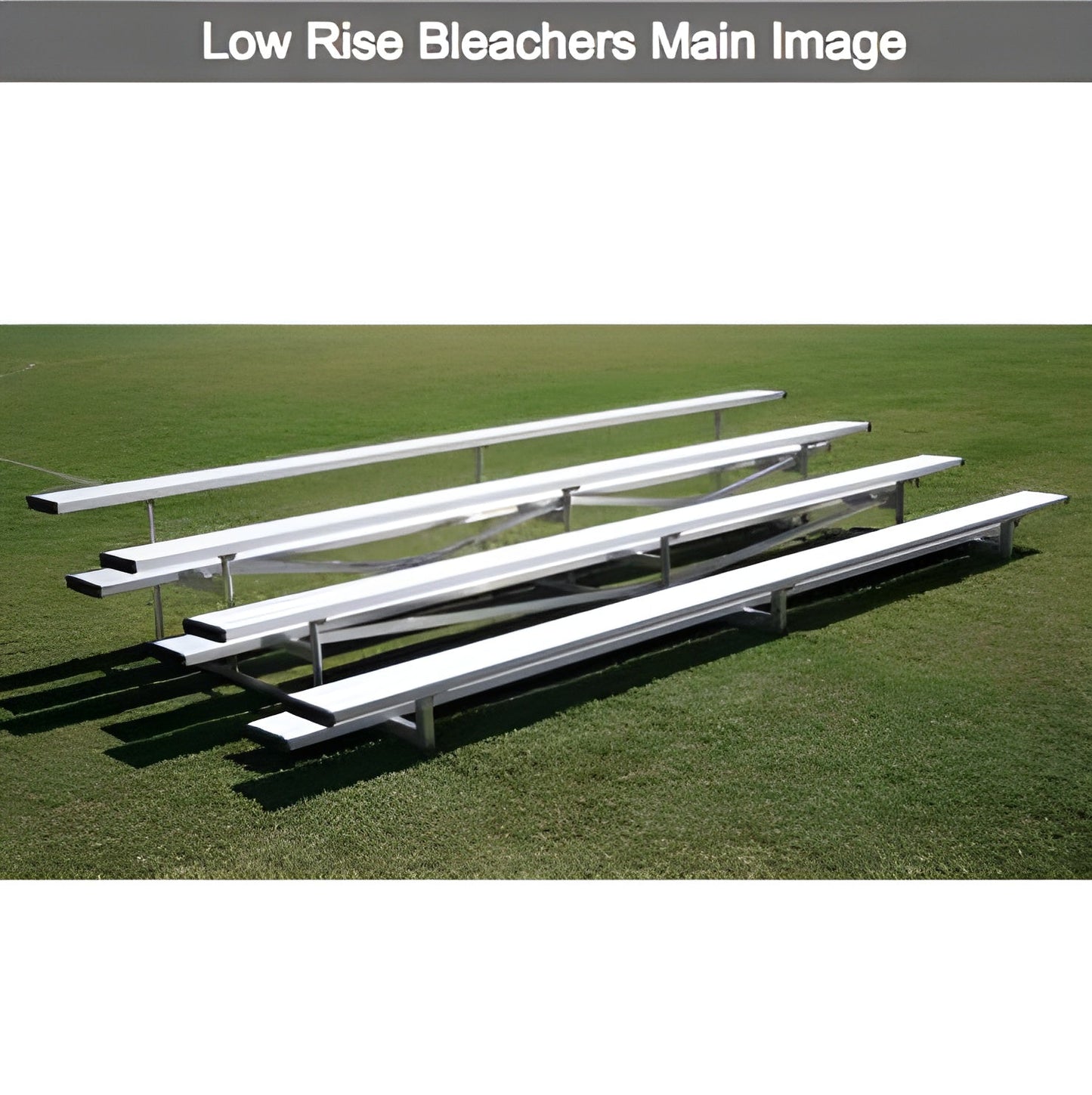 Bleacher 2 or 3 Rows Aluminum Preferred Bleachers - NB-0307.5APRF
