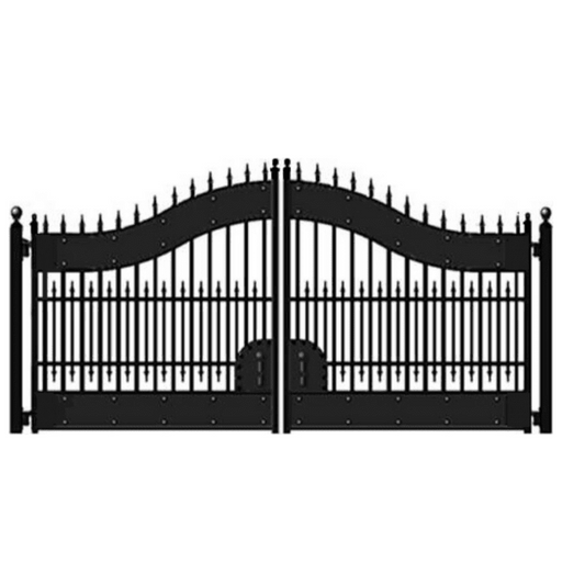 Amazing Gates Strasbourg Style Driveway Swing Gate - AGA-STBG-BP-12-14