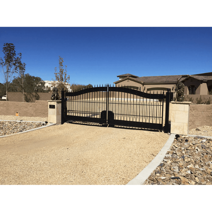 Amazing Gates Strasbourg Style Driveway Swing Gate - AGA-STBG-BP-12-14