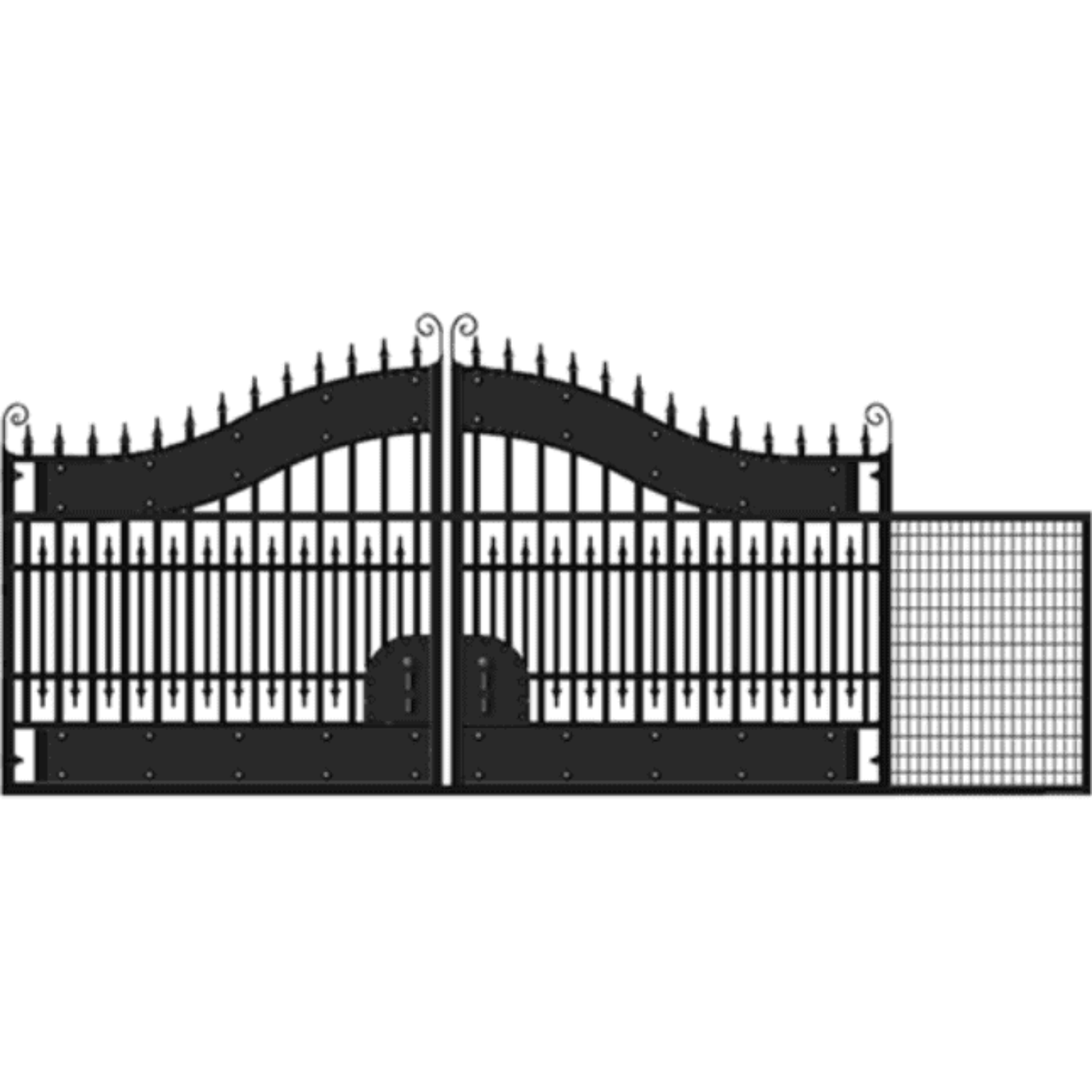 Amazing Gates Strasbourg Slide Driveway Gate - 11-SG-STRASBOURG-HDG
