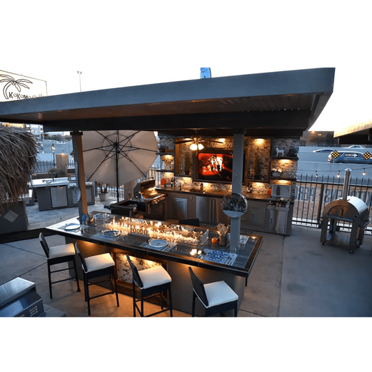 Kokomo Outdoor Kitchen Montego Model BBQ Island BBQ Grill - Montego