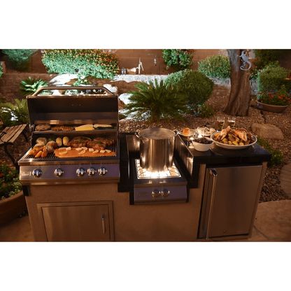 Kokomo Power Burner 4 Burner 32 inch Built-In Barbeque Grill Island Kitchen Package - KO-PWRBRN-4BG-FRGE-LP Price