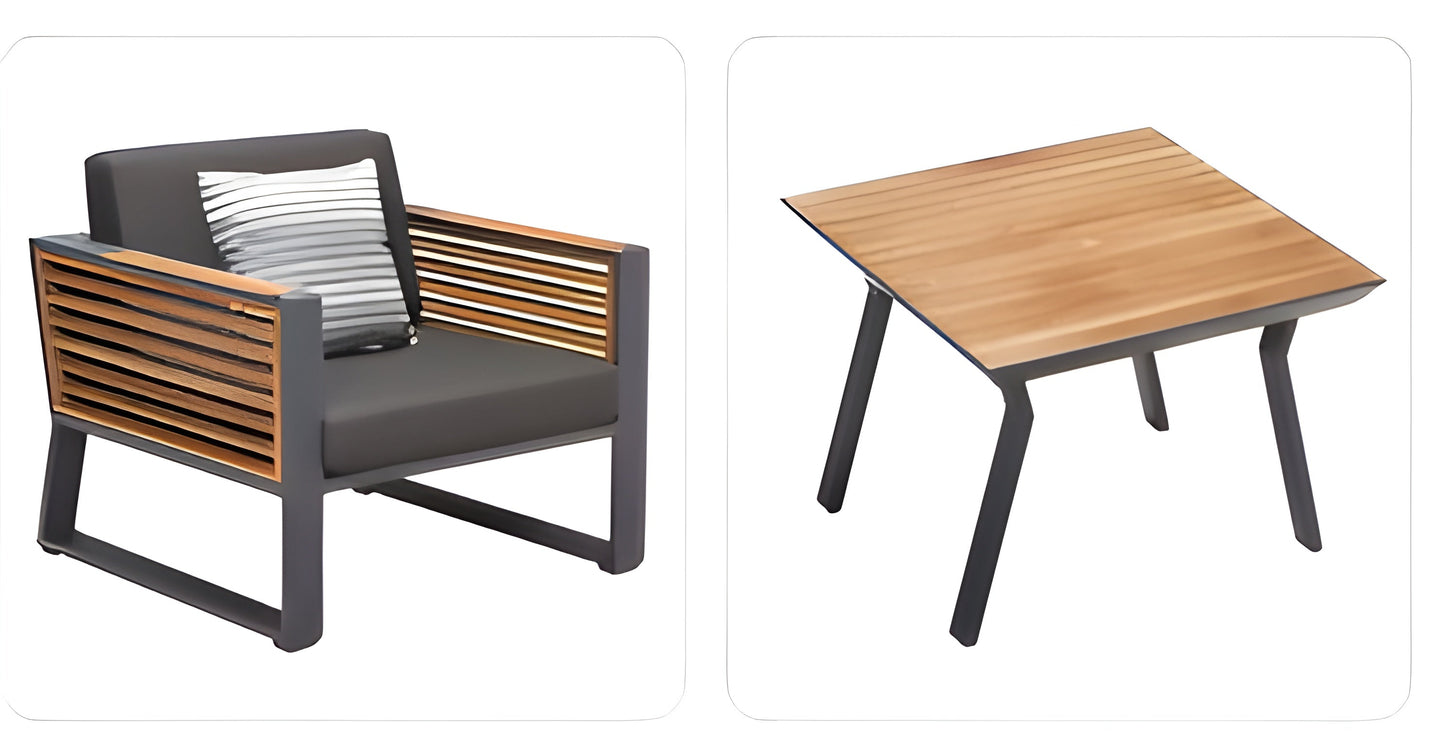 Higold Manhattan Square Dining Set – Nero - HGA-2040SQD