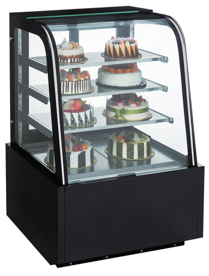 Chef AAA 72" Curved Glass Bakery Case - TDM72R-CB