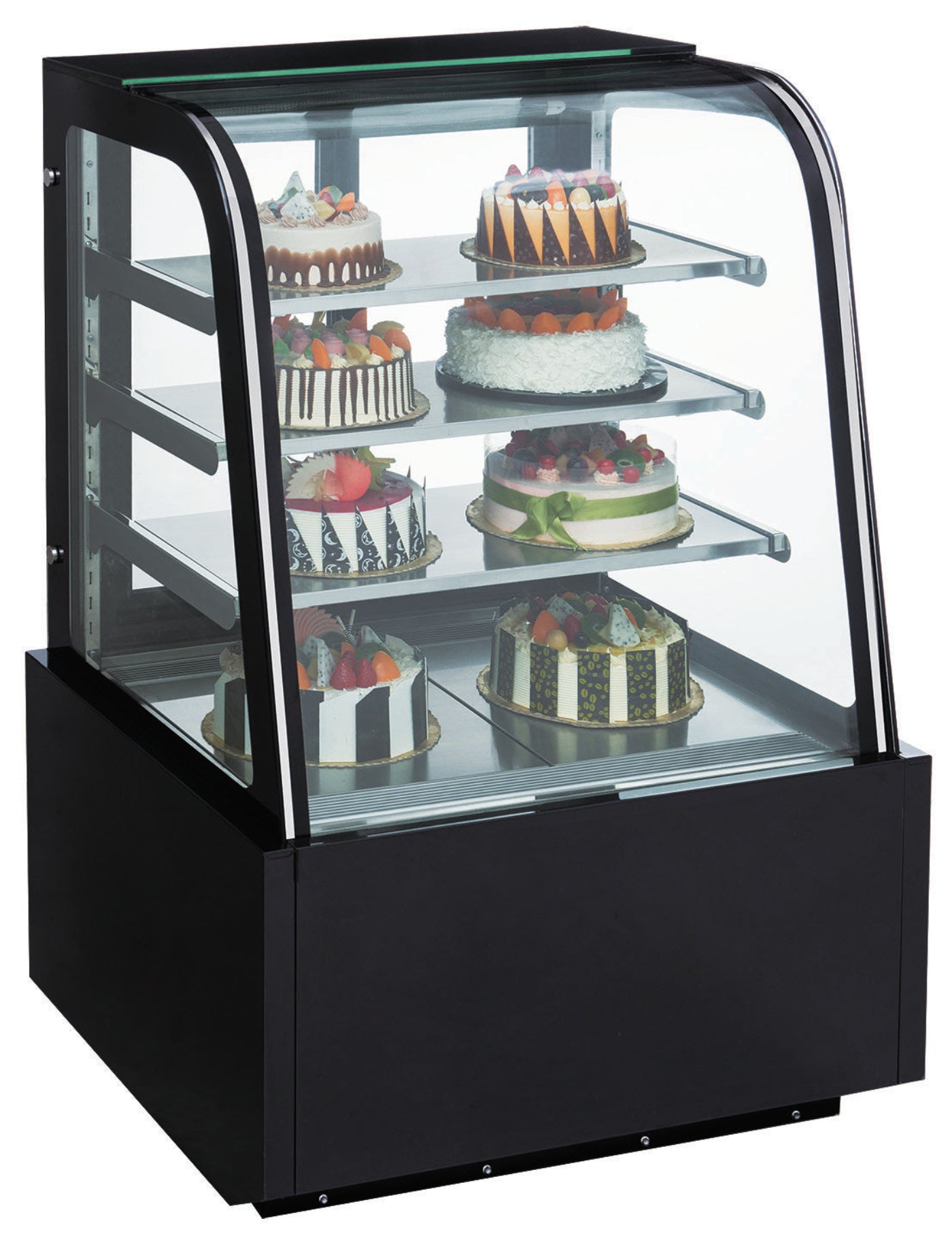 Chef AAA - TDM60R-CB, 60" Curved Glass Bakery Case - TDM60R-CB