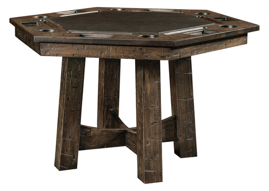 QW Amish Carson Game Table - 198L-CARSON-54X6-FAB