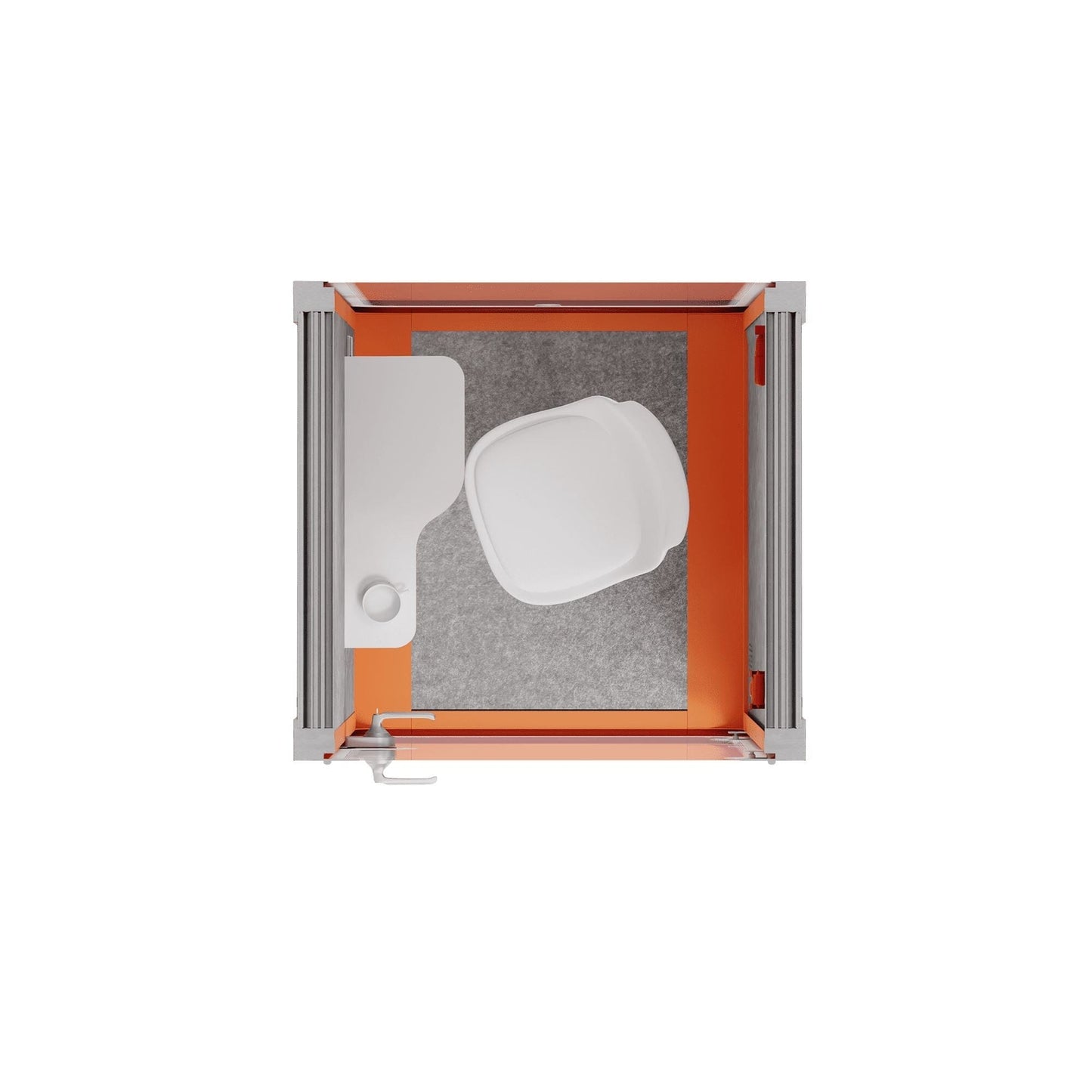 Office Pod Quell Flex - S-S115-DRK-GREY-SBX30-31B-DS2/DH.02.01