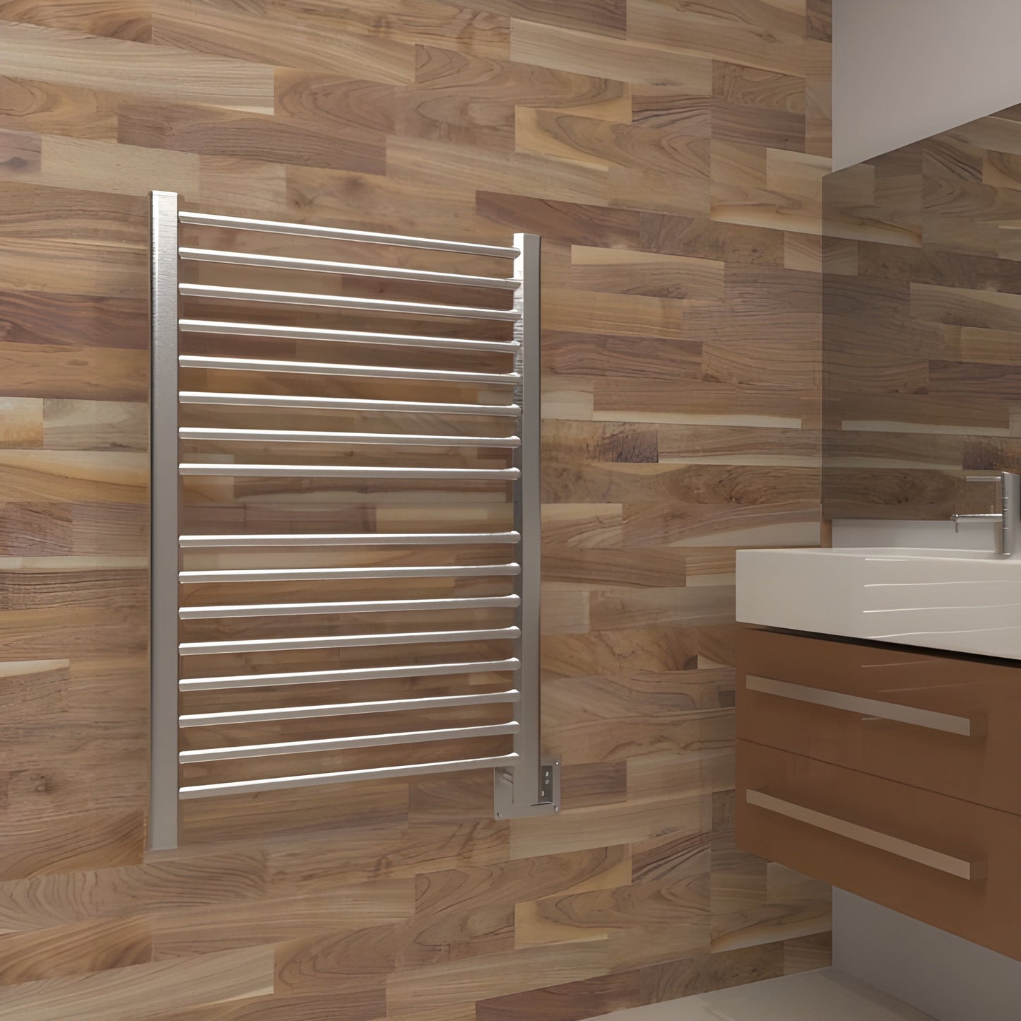 Amba Heated Towel Rack Model S2942 Height 42 5/8″ - S2942B