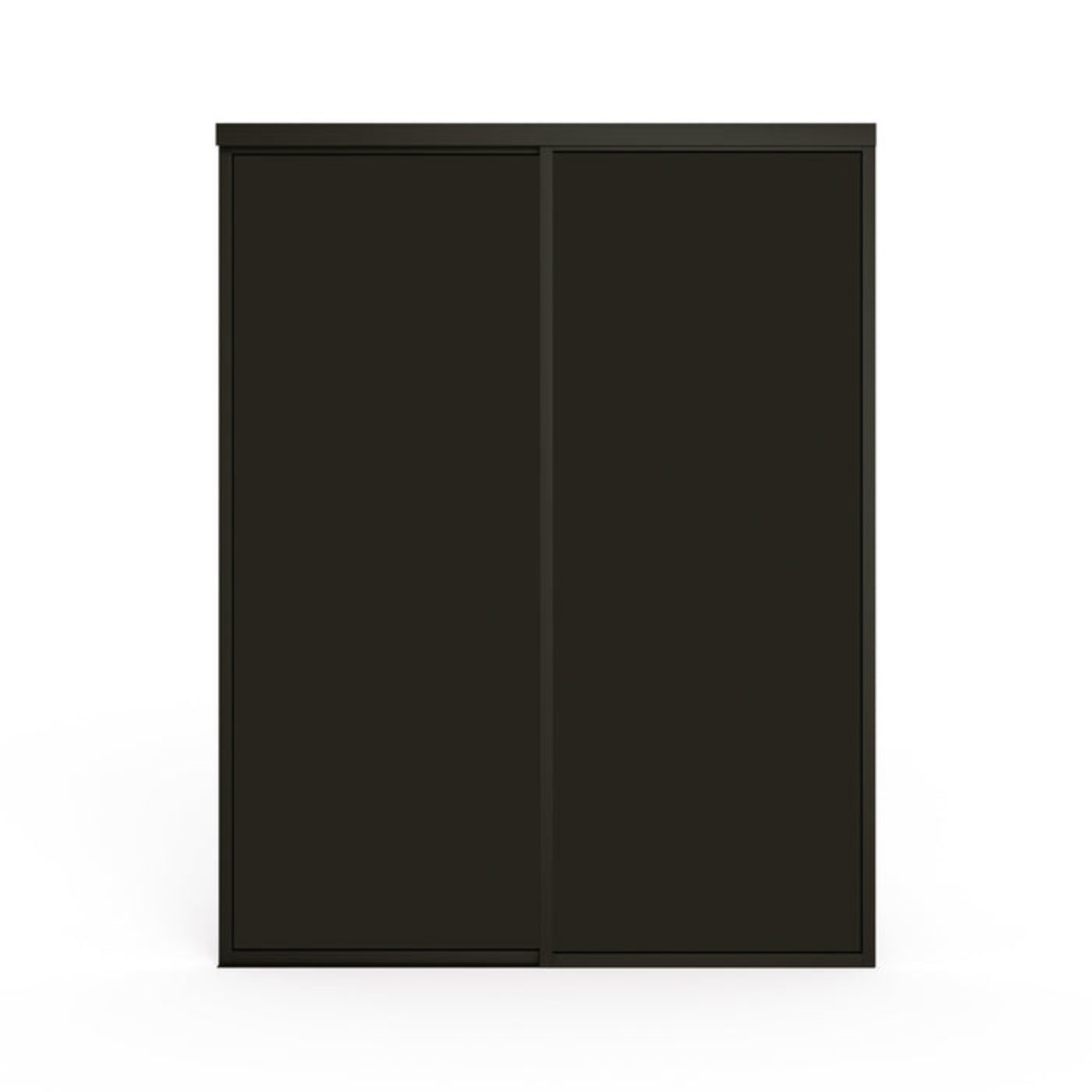 Doors22 120x80 Glass Sliding Room Divider Smoked Clear 3 panels - RDB120x80smokedclear
