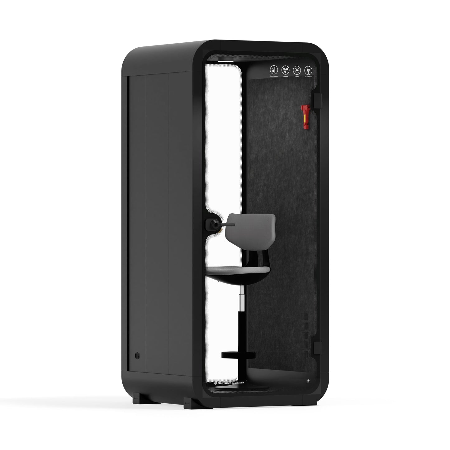 Office Pod Quell Flex - S-S115-DRK-GREY-SBX30-31B-DS2/DH.02.01