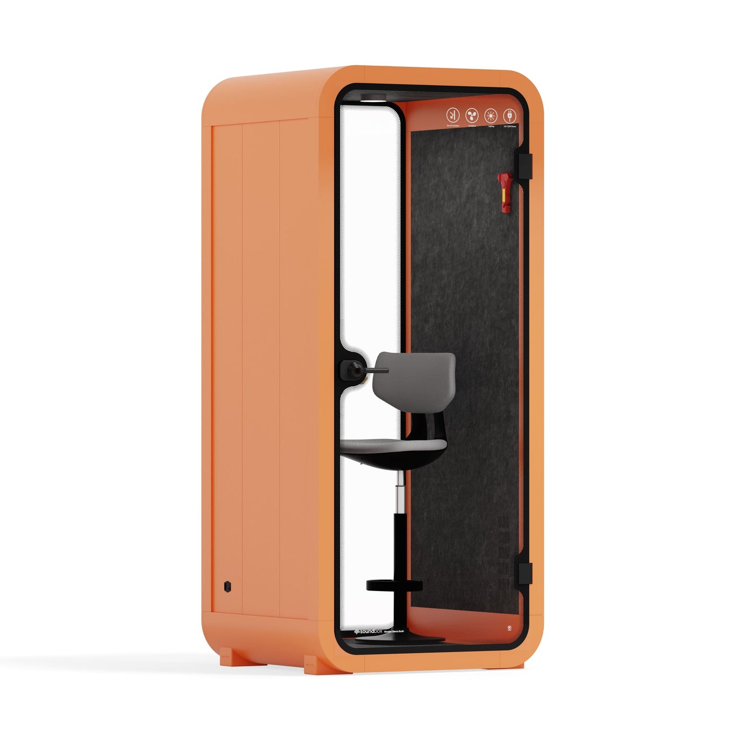 Office Pod Quell Flex - S-S115-DRK-GREY-SBX30-31B-DS2/DH.02.01