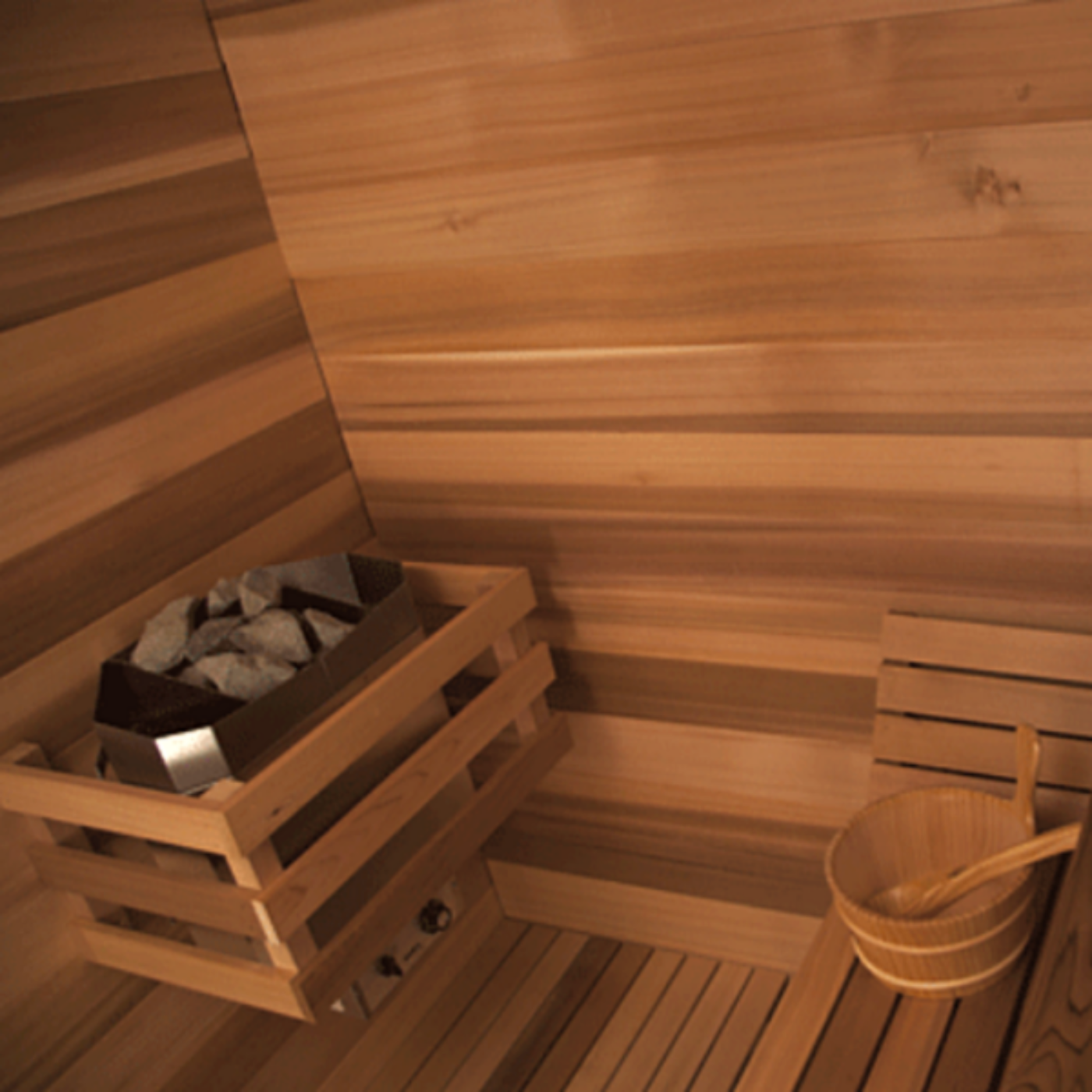 Dundalk LeisureCraft Clear Cedar Indoor Cabin Sauna - LS460