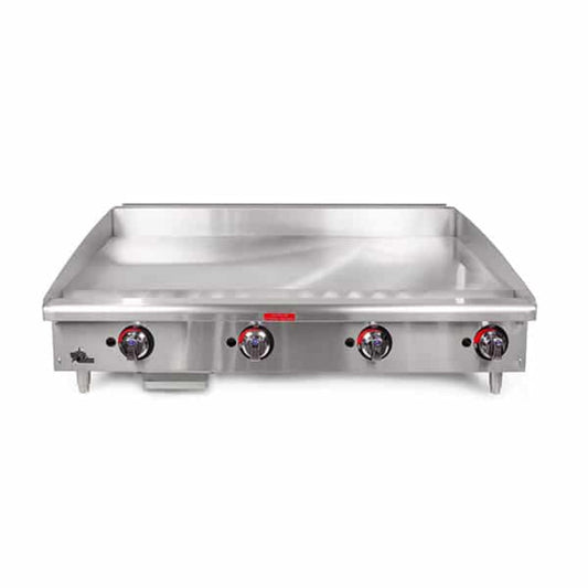 Star 8G-648TCHSF Star-Max® 113,200 BTU 48" Gas Griddle Thermostatic Chrome - 8G-648TCHSF
