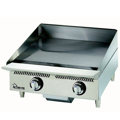 Star 8G-824TCHSA Ultra-Max® 60,000 BTU 24" Thermostatic Control Gas Griddle Chrome Plate - 8G-824TCHSA