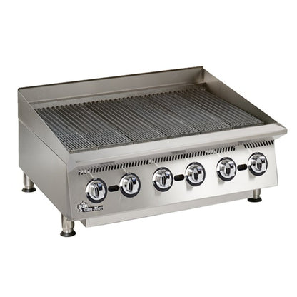 Star 8H-8036CBB-LP 36" 120,000 BTU Liquid Propane Ultra-Max® Gas Charbroilers - 8H-8036CBB-LP