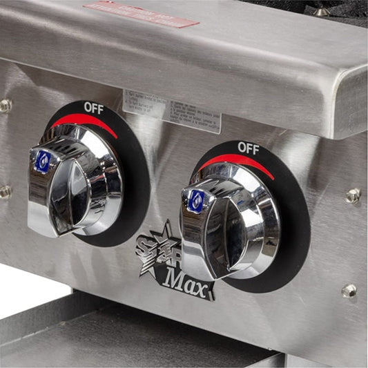 Star 8I-602HF Star-Max® 50,000 BTU Natural Gas Hot Plates - 8I-602HF