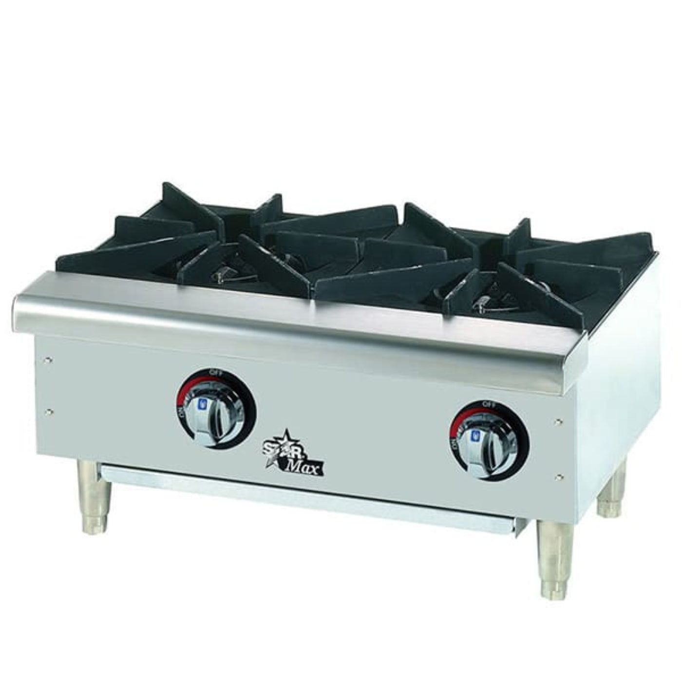 Star 8I-602HWF Star-Max® 50,000 BTU 24-inch Wide Natural Gas Hot Plates - 8I-602HWF