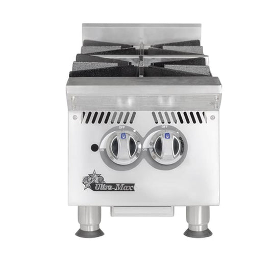 Star 8I-802HA-LP 52,000 BTU Liquid Propane Ultra-Max® Gas Hot Plate - 8I-802HA-LP